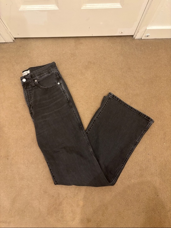 Madewell Denim - Madewell Black High-Rise Flare Jeans